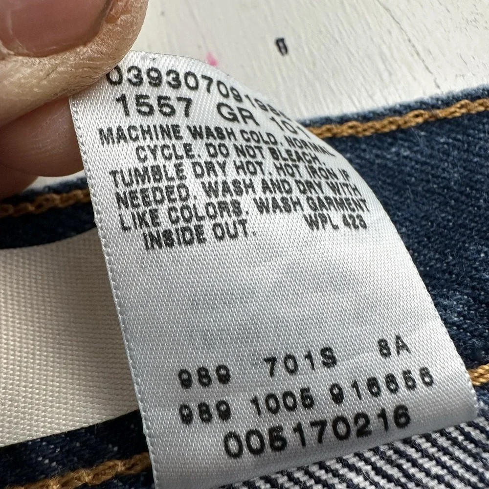 VTG Y2K Levi's 517 Bootcut Jeans Men Fits 40x32 Tag 42 Dark Wash Blue Cotton